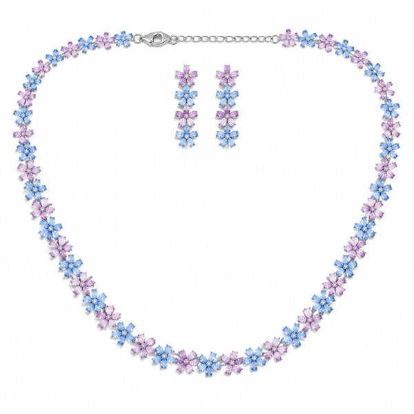 Pastel Blossom 925 Silver Set