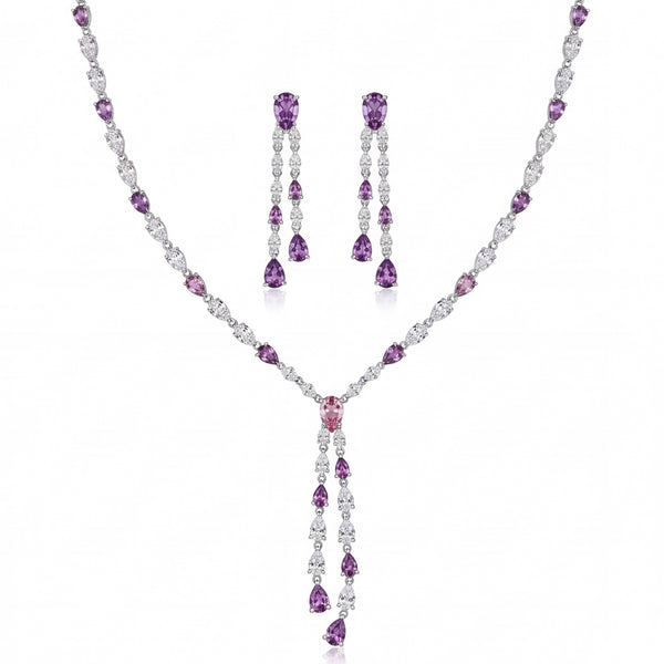 Purple Double-Drop Y-Set