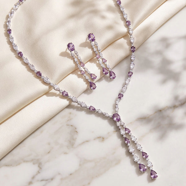 Purple Double-Drop Y-Set