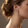 Yellow Crystal Vine Set
