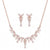 Rose Gold Floral Vine Set