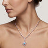 Turquoise Art Deco Halo Set