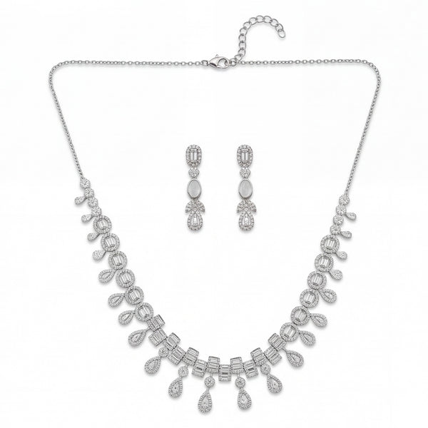 Crystal Baguette Drop Set
