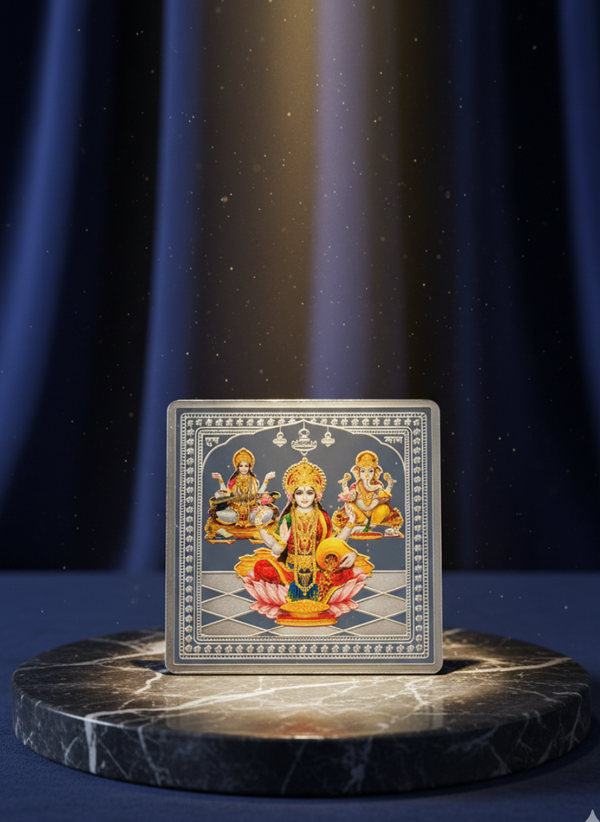 999 Pure Silver 50g Square Coin with Magnetic Acrylic Display Frame