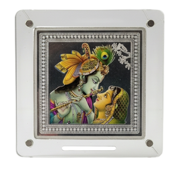 999 Pure Silver 50g Square Coin with Magnetic Acrylic Display Frame