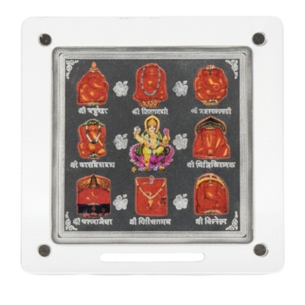 999 Pure Silver 50g Square Coin with Magnetic Acrylic Display Frame