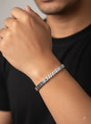 Premium 925 Sterling Silver Men’s Bracelet | Italian Design | 8 Inch | 22.9 gm