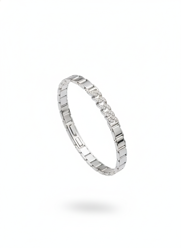 Premium 925 Sterling Silver Men’s Bracelet | Italian Design | 8 Inch | 22.9 gm