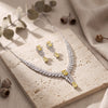 Yellow Crystal Vine Set