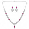 Red Halo & Flower Collar Set