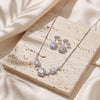 Three-Stone Halo Set