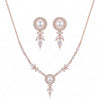 Rose Gold Botanical Cluster Set