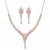 Rose Gold Leaf Cascade Set