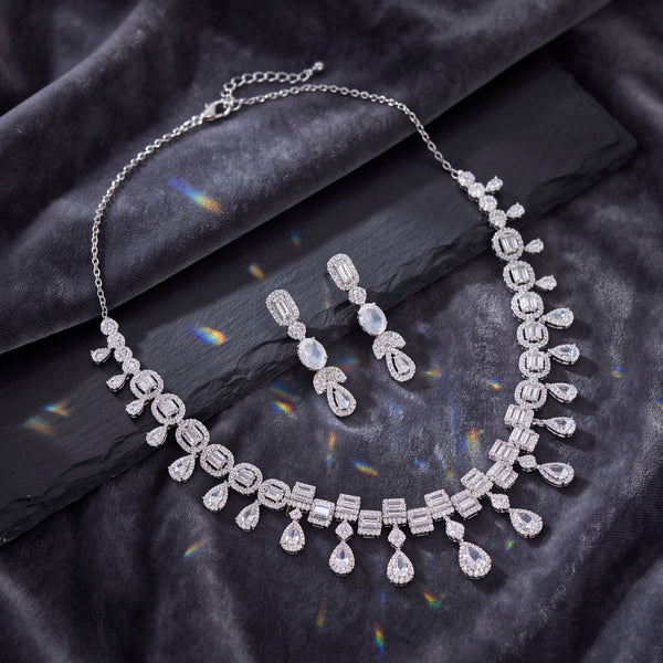 Crystal Baguette Drop Set
