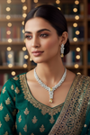Elegant 925 Sterling Silver Necklace & Earrings Set for Women | Premium Party & Wedding Jewellery