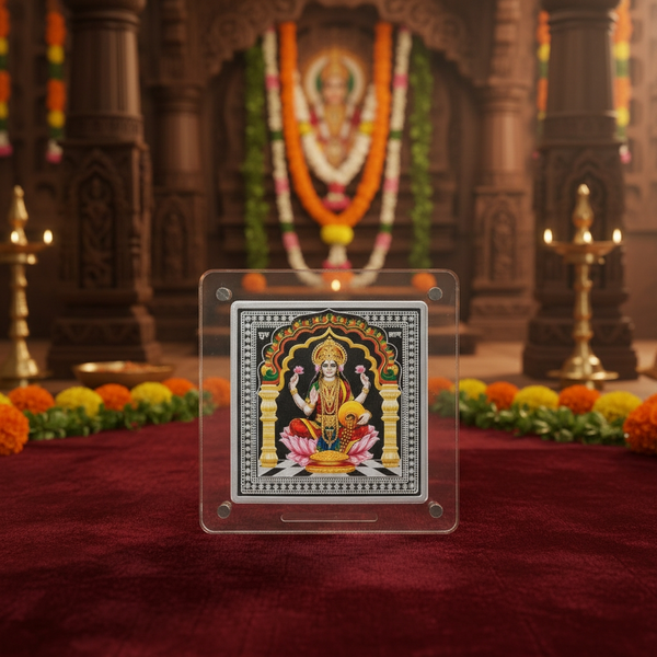 999 Pure Silver 50g Square Coin with Magnetic Acrylic Display Frame