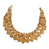 925 Silver Gold Polish Temple Kasu Necklace for Women