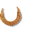 925 Silver Gold Polish Temple Kasu Necklace for Women